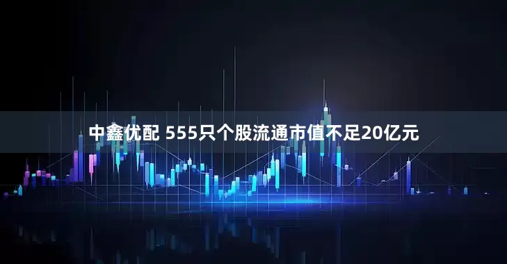 中鑫优配 555只个股流通市值不足20亿元
