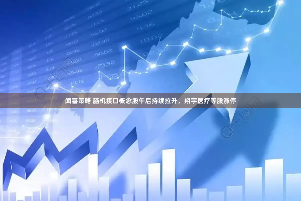 闻喜策略 脑机接口概念股午后持续拉升，翔宇医疗等股涨停